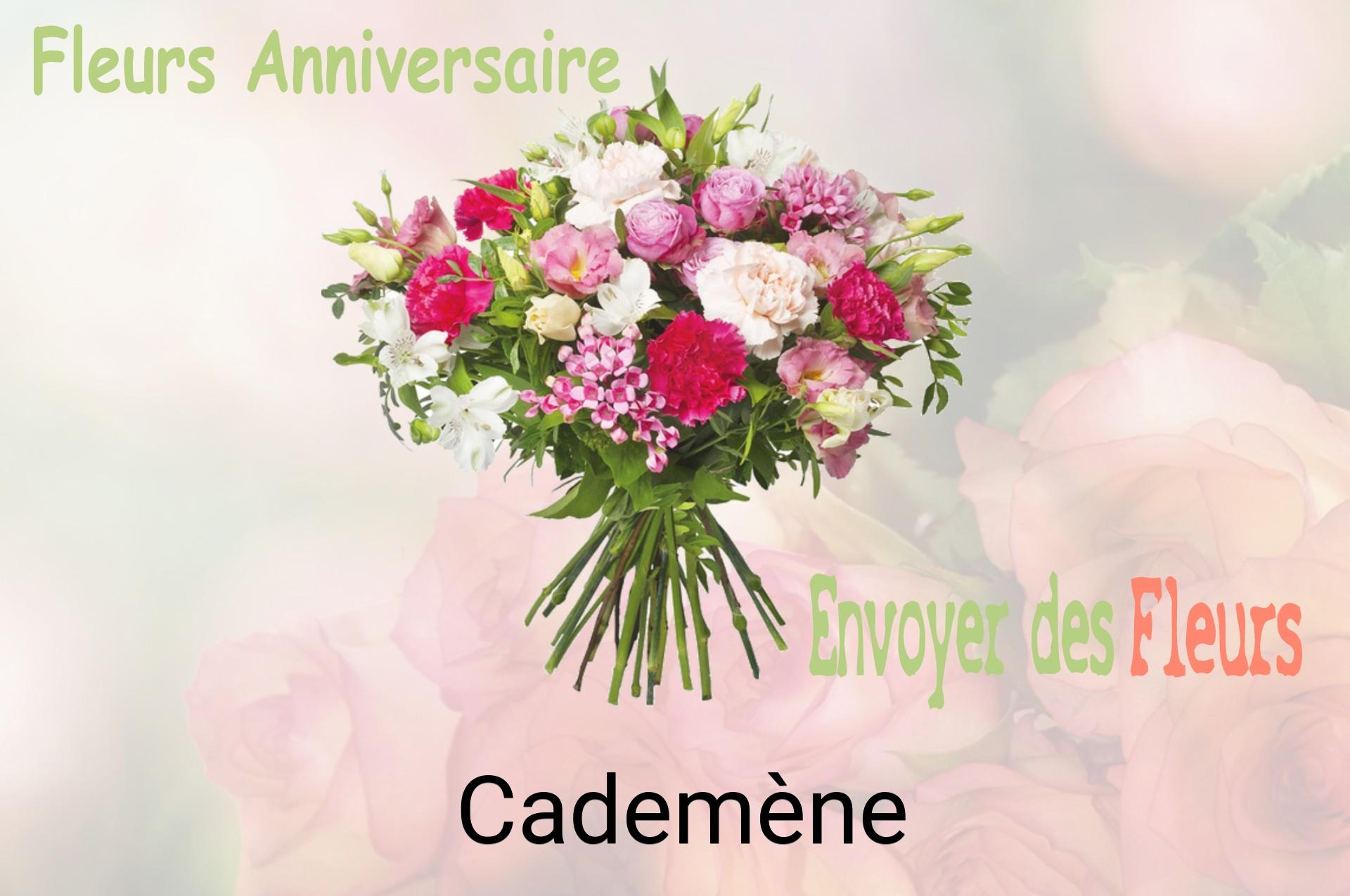 Bouquet de fleurs d’anniversaire livré à Cademène